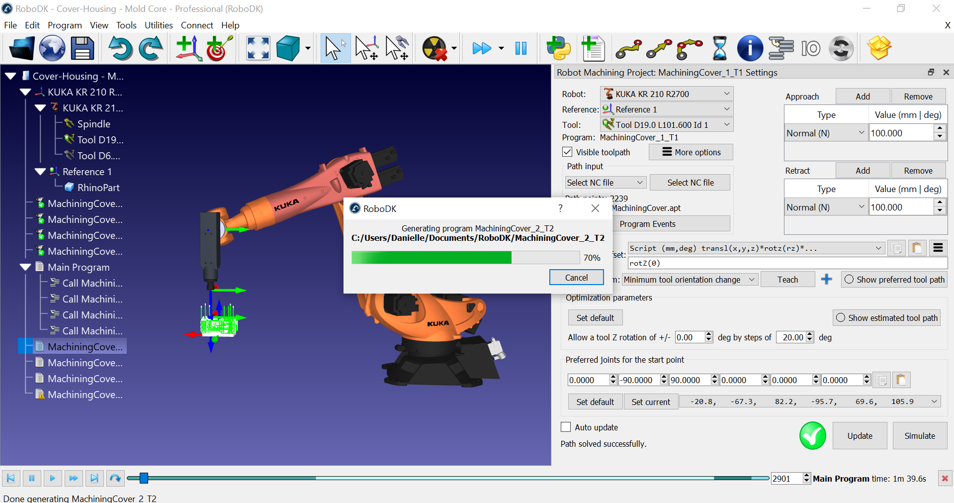 示例3轴机器人加工 - 图像8